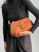 Жіноча шкіряна сумка Celine Teen Soft 16 In Smooth Calfskin Tan коричнева через плече, фото 7