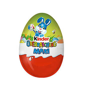 Шоколадне яйце Kinder Uberraschung Easter Maxi, великодня серія 100 г.