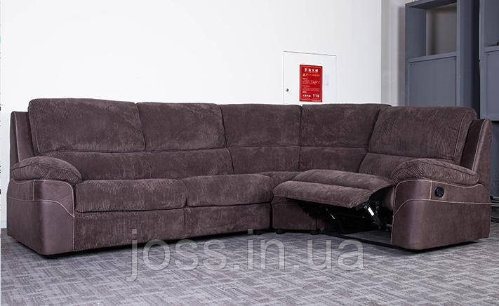 Супер удобний кутовий розкладний диван  295x210x100 см JOSS Брукс