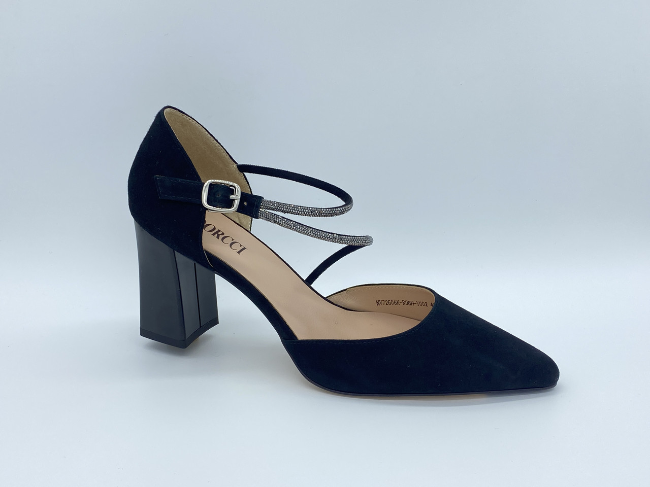 Замшеві босоніжки на підборах. Розміри: 36, 37, 38, 39, 40, 43. - фото 1 - id-p2114299202