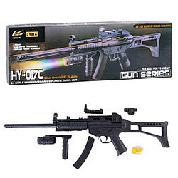 017 HY/С Автомат іграшковий на кульках, пластиковий, лазер, ліхтарик, у коробці