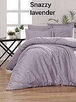 Постельное белье сатин люкс Issi Home Snazzy lavender евро размер