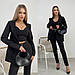 Жіночий брючний костюм-трійка, фото 10