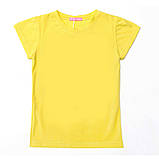 Футболка однотонна для дівчинки кольору в асортименті Смайл Тайм SmileTime, фото 3