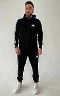 Спортивний костюм чоловічий літній двонитка з капюшоном 46 розмір