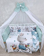 Детский постельный набор и балдахин для кроватки - идеальное решение для новорожденных!