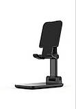 Тримач для телефону, смартфону /  підставка для телефону / Desktop phone stand / Чорний, фото 3