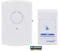 Бездротовий дверний дзвінок Luckarm Intelligent / A-601 / Білий