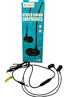 Навушники CELEBRAT G4 провідні вакуумні / Чорні