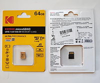 Карта памяти Kodak 64GB microSDXC UHS-I 10 Class / Черный