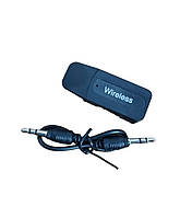 Бездротовий ресивер Wireless Music Receiver/ Аудіоресивер AUX 3.5 mm. / Чорний