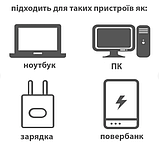 USB ліхтарик / USB лампа / Лампа для ноутбука 1.2 Вт / Розовий, фото 2