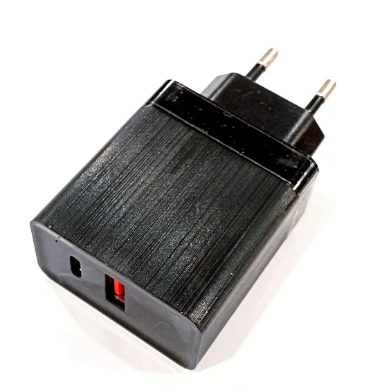 Зарядний пристрій AR-QC-PD / USB TYPE-C / Чорний, фото 1