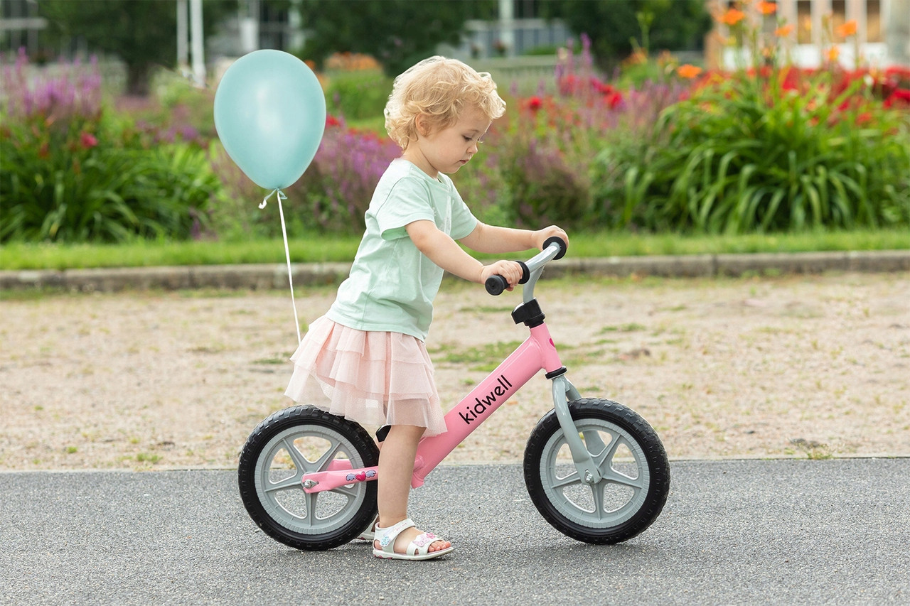 Беговел для малышей от 3 лет Kidwell REBEL Pink детский транспорт для девочек без педалей - фото 9 - id-p2113757507
