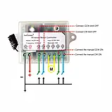 2-х канальне радіо реле під кінцеві вимикачі з реверсом 8-36В 12В без пультів, фото 3