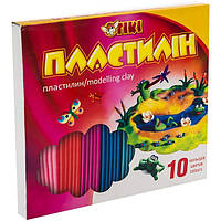 Пластилин Тікі 10 цв. 150г. 52114-ТК (24)