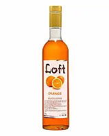 Сироп "Loft" Апельсин для кофе и коктейлей 0,7 л. в стеклянной бутылке.