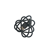 Магнітний USB кабель для смарт-годинників на 2 конектора / 4 мм. / магніти 9 мм. / 60 см. / Чорний, фото 3