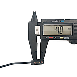 Магнітний USB кабель для смарт-годинників на 2 конектора / 4 мм. / магніти 9 мм. / 60 см. / Чорний, фото 5