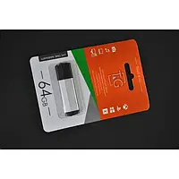 Флеш накопичувач USB на 64 гб / швидкість 2.0 "T&G" / Срібляста