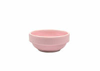 Соусник из меламина круглый пастельно розовый 40 мл 61×25 мм One chef NK-607055