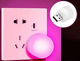Лампочка USB LED LAMP mini / 1W / Рожевий, фото 3