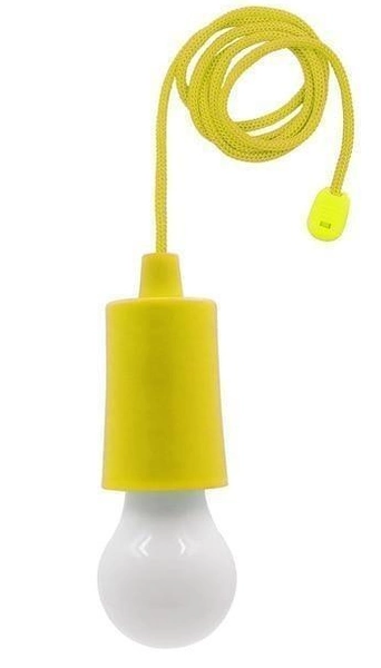 Світлодіодна лампочка на шнурку BL-15418 / Жовтий / Тепле біле світло