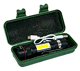 Ручний ліхтарик BL-520-T6 / mirco USB  / Чорний, фото 2