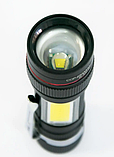 Ручний ліхтарик BL-520-T6 / mirco USB  / Чорний, фото 5