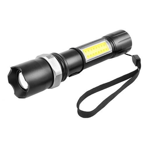 Світлодіодний ліхтарик BL-W546 / mirco USB  / Чорний