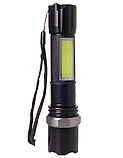 Світлодіодний ліхтарик BL-W546 / mirco USB  / Чорний, фото 3