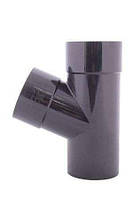 Трійник Profil 75/75/67 90 графітовий