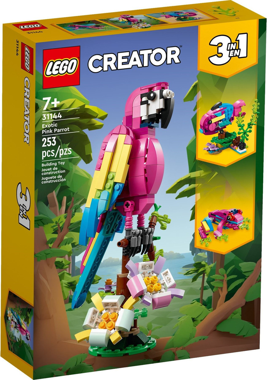 Конструктор LEGO Creator Екзотичний рожевий папуга (31144), фото 1