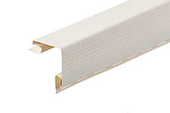 Планка FaSiding Standard/BlockHouse "зовнішній кут" "Льон" Т-12. 3.05м