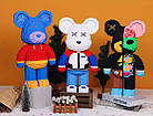 3D конструктор Magic Blocks Dissected Companion Bearbrick 50 см - блоковий ведмідь у стилі KAWS, 4000+ деталей, фото 5