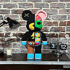 3D конструктор Magic Blocks Dissected Companion Bearbrick 50 см - блоковий ведмідь у стилі KAWS, 4000+ деталей, фото 4