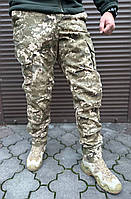 Штаны пиксель ЗСУ военные тактические летние брюки вафля рип-стоп