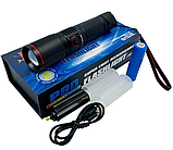 Акумуляторний водонепроникний компактний ручний ліхтар X-BALOG Bl-S009-gt100 26650 зі шнурком, фото 8