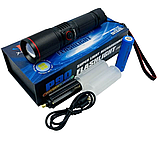 Акумуляторний водонепроникний компактний ручний ліхтар X-BALOG Bl-S009-gt100 26650 зі шнурком, фото 10