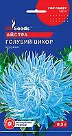 Астра Блакитний Вихор махровий для квітників і зрізання сортотип художній, паковання 0,3 г
