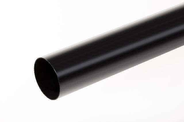 Труба водостічна PROFiL 75 чорна 4м, фото 1