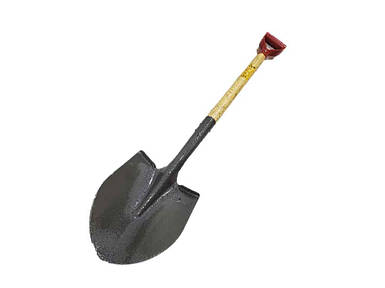 Лопата сталева кругла деревяна ручка Country line 1150мм ТМ VMF EURO FG