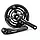 Шатуни Shimano FC-TY501  42/34/24T 8/7/6ск. 175мм із захистом чорні, фото 4