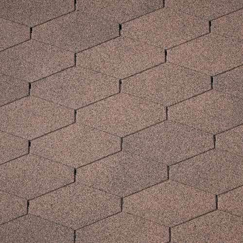 Бітумна черепиця Diamant Plus (07) Dual Brown, фото 1