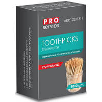Зубочистки PRO service деревянные в индивидуальной упаковке 1000 шт. (4820143702328) ASN