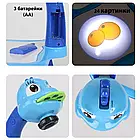 Дитячий стіл проектор для малювання Projector Painting з музикою підсвічуванням і фломастерами, фото 8