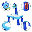 Дитячий стіл проектор для малювання Projector Painting з музикою підсвічуванням і фломастерами, фото 9