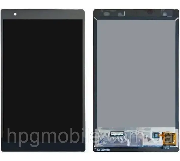 Дисплей Lenovo Tab 4 8 Plus (TB-8704/TB-8704F/TB-8704X/TB-8704N) модуль (екран,сенсор) оригінал, Чорний, фото 1