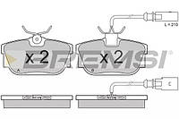 Колодки задние тормозные T4 98-03 (Lucas) (51x94,9) с датчиком, Bremsi (BP2946)