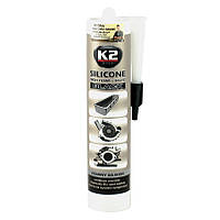 K2 SIL BLACK (BLACK SILICON +350С) 300g Силикон герметик (черный) (B200)